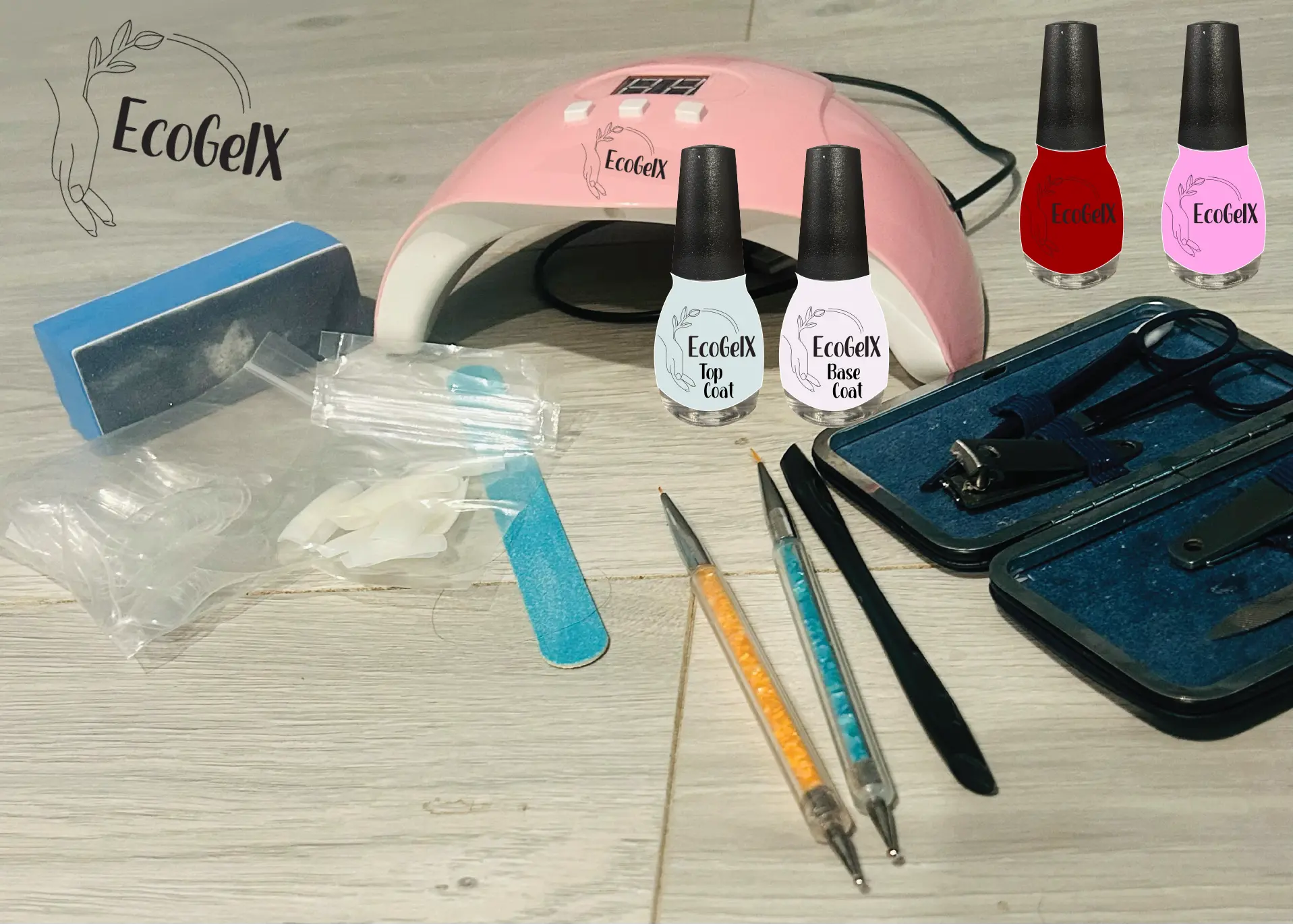 EcoGelX Ultimate Beginner Kit for at-home gel manicures